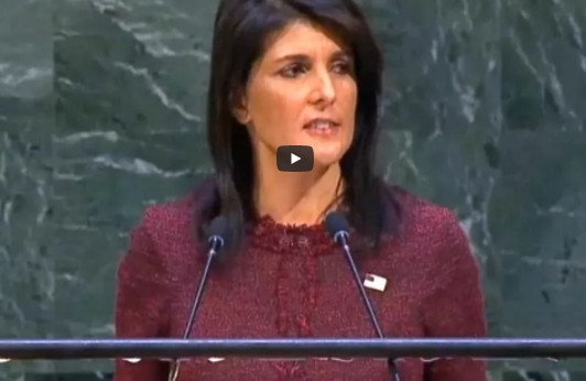 Nikki Haley Answers the UN’s Resolution